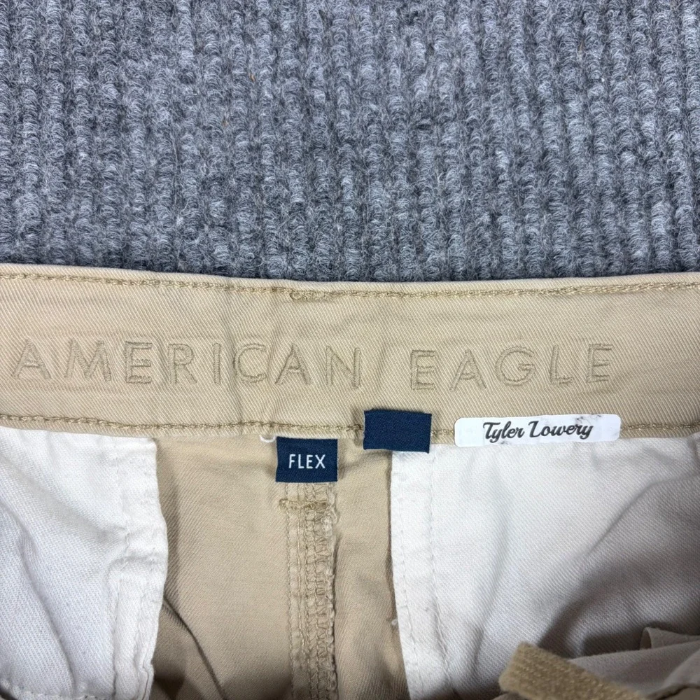 American Eagle Shorts Mens 30 Flex Classic Khaki Chino Tan